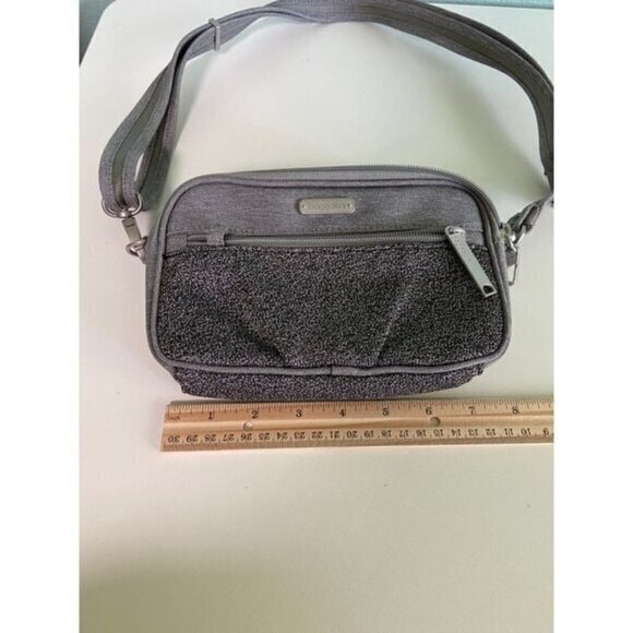 Baggallini Grey Adjustable Crossbody Bag Purse‎ - Picture 9 of 10